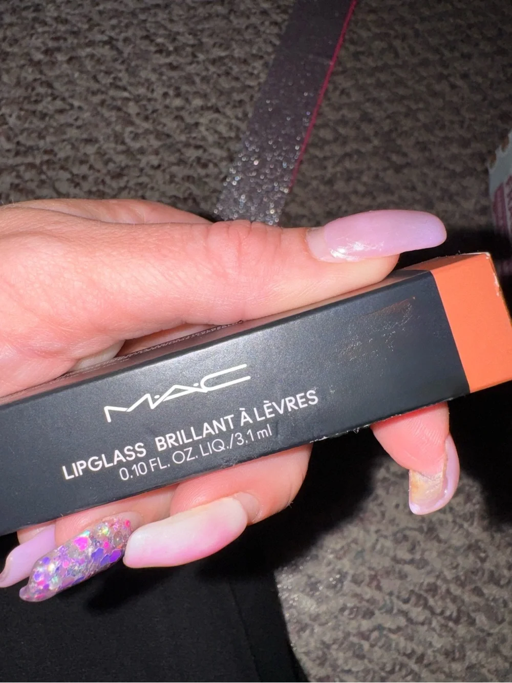 BNIB MAC Cosmetics Lipglass Gloss — In Shade Lust (beige that breaks silver)